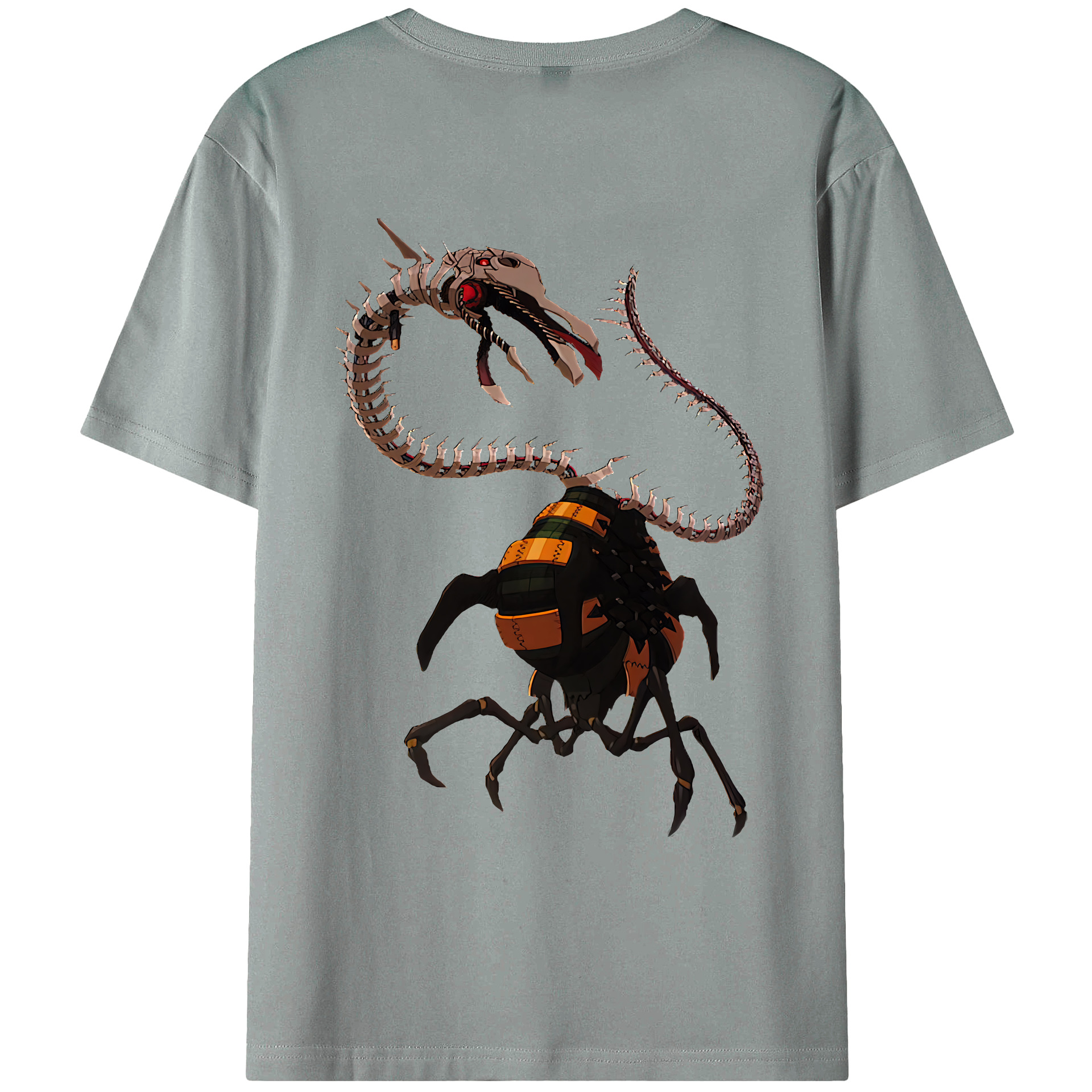 （画像用） EVA 新世紀エヴァンゲリオン 綿100％ メンズ半袖Tシャツ（バックプリント） 通気性